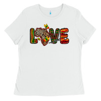 White love africa map Ladies Tee - Zillion Design Studio