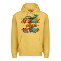 Antique Gold pumpkin nurse Premium Hoodie - NancyCooperArtShop