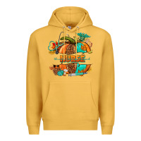 Mustard pumpkin nurse Premium Hoodie - NancyCooperArtShop