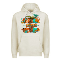 Oatmeal Heather pumpkin nurse Premium Hoodie - NancyCooperArtShop