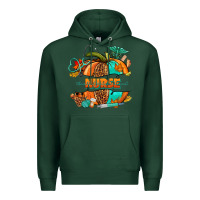 Sports Green pumpkin nurse Premium Hoodie - NancyCooperArtShop
