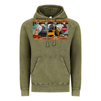 Vintage Olive steam roller sippy cup Vintage Hoodie - Artiststas