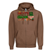 Chestnut What's crackin Christmas Zipper Hoodie - NancyCooperArtShop