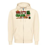 Sandshell What's crackin Christmas Zipper Hoodie - NancyCooperArtShop