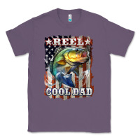 Lavender Reel Cool Dad Bass Classic Tee - LillyAllenDesigns