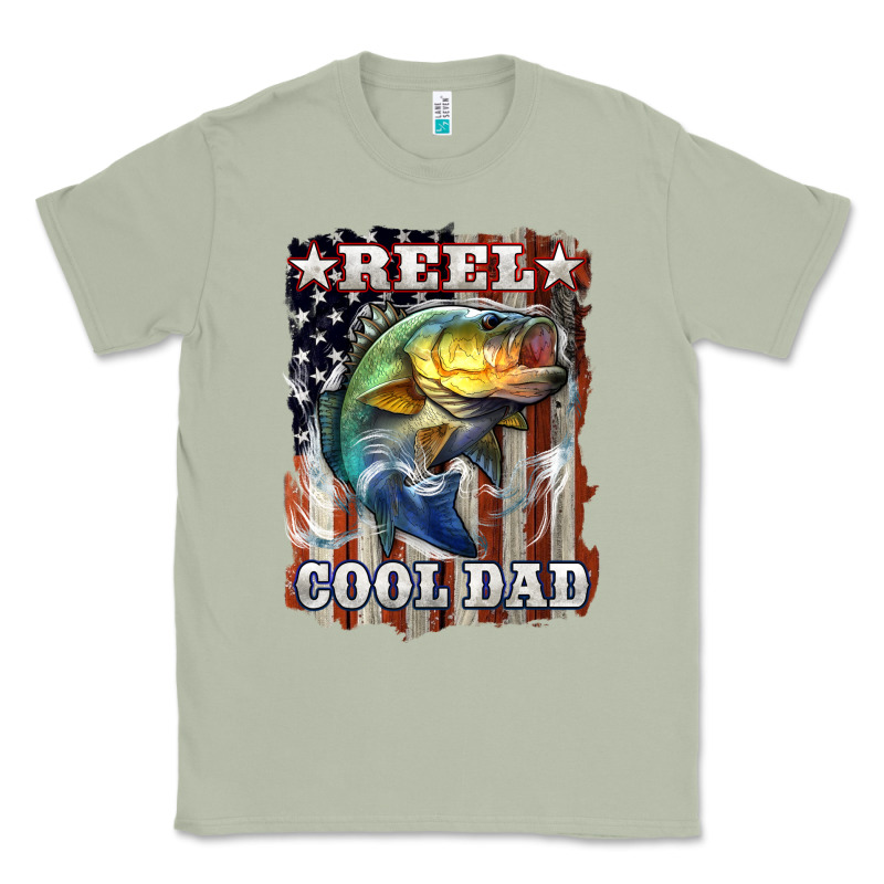 Reel Cool Dad Bass Classic Tee by LillyAllenDesigns | Teevron
