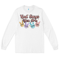 White god says you are easter Long Sleeve Tee - MaliasSmallBusiness