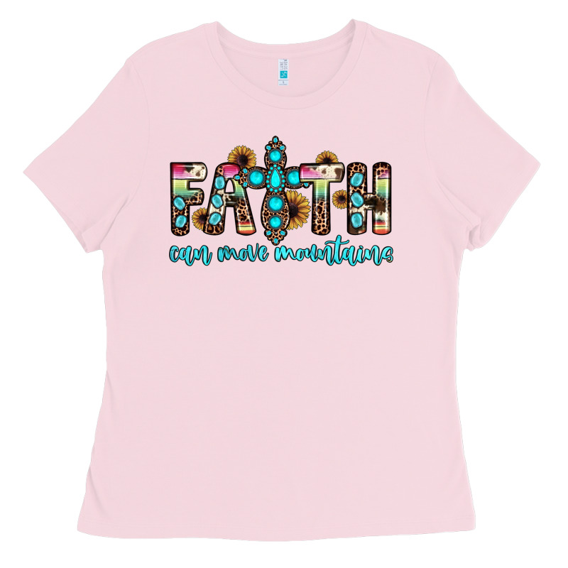 Faith Can Move Mountains Ladies Tee by JahusDesignShop | Teevron