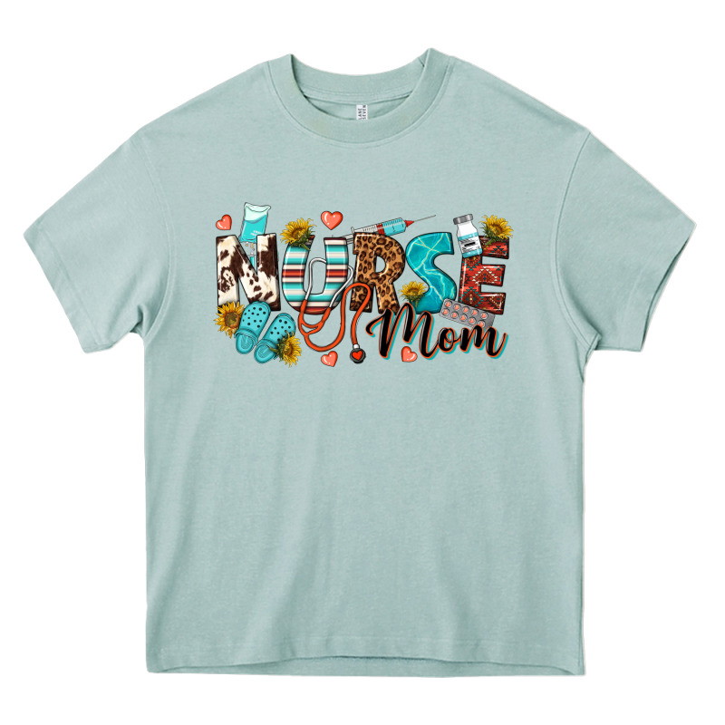 Nurse Mom Heavy Core Tee by texasbilliewilder | Teevron