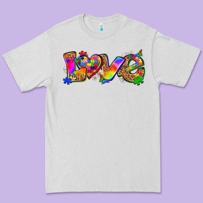 Love Autism Premium Tee Designed By Zillion Design Studio