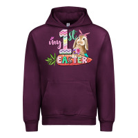 Mauve Wine My first Easter Day Urban Hoodie - CowGirlArtShop