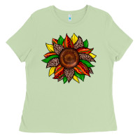 Matcha juneteenth leopard sunflower Ladies Tee - Zillion Design Studio