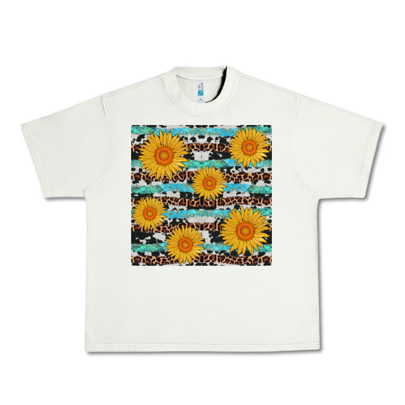 Sunflower Western Seamless Urban Heavy Tee by AdoDesignShop | Teevron