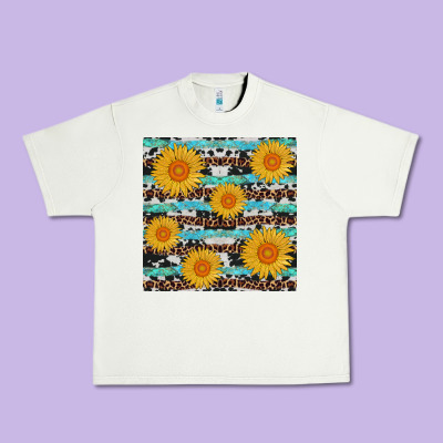 Sunflower Western Seamless Urban Heavy Tee Designed By Adodesignshop