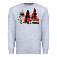 Heather Grey Merry Christmas Premium Sweatshirt - Bettercallsaul
