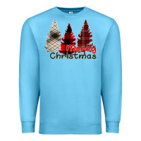 Ocean Blue Merry Christmas Premium Sweatshirt - Bettercallsaul