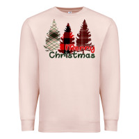 Pale Pink Merry Christmas Premium Sweatshirt - Bettercallsaul