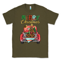 Army Green merry christmas truck Classic Tee - BarkalooDesign