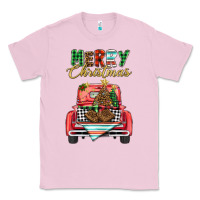 Bubblegum Pink merry christmas truck Classic Tee - BarkalooDesign