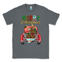 Charcoal Heather merry christmas truck Classic Tee - BarkalooDesign