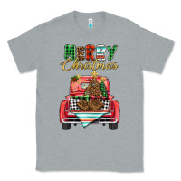 Heather Grey merry christmas truck Classic Tee - BarkalooDesign