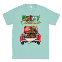 Seafoam merry christmas truck Classic Tee - BarkalooDesign