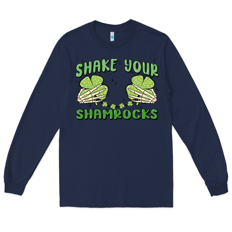 Shake Your Shamrocks Long Sleeve Tee by MaliasSmallBusiness | Teevron
