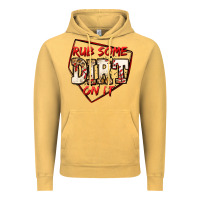 Vintage Mustard rub some dirt on it baseball Vintage Hoodie - Jasminsmagicworld