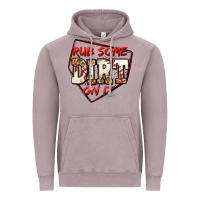 Vintage Zinc rub some dirt on it baseball Vintage Hoodie - Jasminsmagicworld