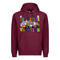 Burgundy I Am Sorry The Nice Bus Driver Is on Vacation Premium Hoodie - texasbilliewilder