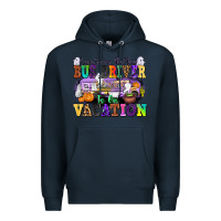Navy I Am Sorry The Nice Bus Driver Is on Vacation Premium Hoodie - texasbilliewilder