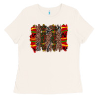 Bone juneteenth brushstroke Ladies Tee - Zillion Design Studio
