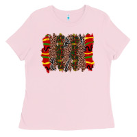 Bubblegum Pink juneteenth brushstroke Ladies Tee - Zillion Design Studio