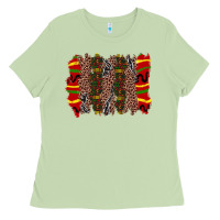 Matcha juneteenth brushstroke Ladies Tee - Zillion Design Studio