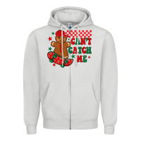 Dove Grey can t catch me Zipper Hoodie - MaliasSmallBusiness