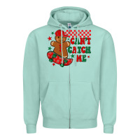 Seafoam can t catch me Zipper Hoodie - MaliasSmallBusiness