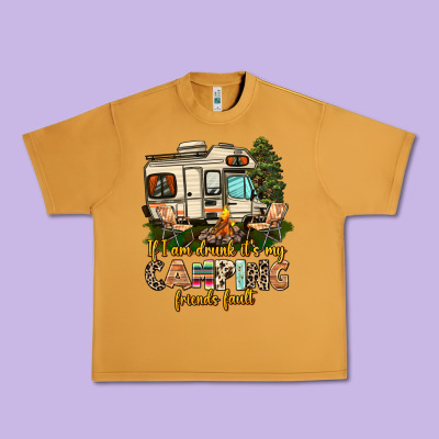If I Am Drunk Its My Camping Friends Fault Urban Heavy Tee Designed By Adodesignshop