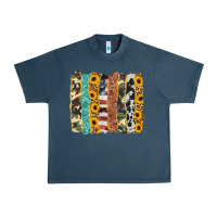 Midnight Navy western brushstroke Urban Heavy Tee - AdoDesignShop