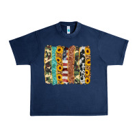 Navy western brushstroke Urban Heavy Tee - AdoDesignShop
