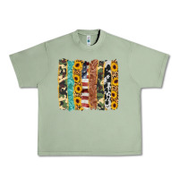 Oil Green western brushstroke Urban Heavy Tee - AdoDesignShop