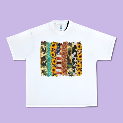 Western Brushstroke Urban Heavy Tee Designed By Adodesignshop