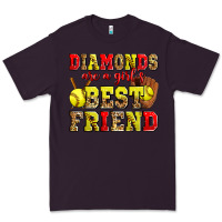 Plum diamonds are a girl's best friend softball Premium Tee - Zillion Design Studio