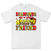 White diamonds are a girl's best friend softball Premium Tee - Zillion Design Studio