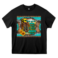 Black keep your soul clean and your boots dirty Heavy Core Tee - RanaPortraitStore