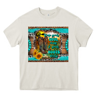 Cream keep your soul clean and your boots dirty Heavy Core Tee - RanaPortraitStore
