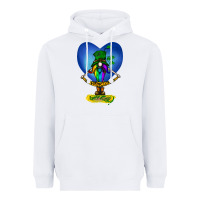 White St Patricks Day Gnome Heavyweight Hoodie - Bettercallsaul