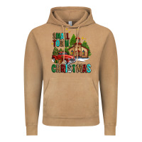 Vintage Camel small town christmas church western truck Vintage Hoodie - AdoDesignShop