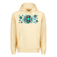 Pina Colada turquoise gemstone sunflower Premium Hoodie - JahusDesignShop