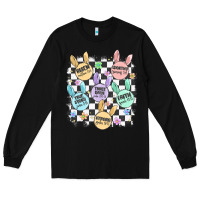Black easter bunny candy Long Sleeve Tee - MaliasSmallBusiness