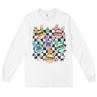 White easter bunny candy Long Sleeve Tee - MaliasSmallBusiness